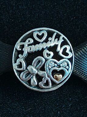 Authentic Pandora Family Tribute Charm 796267CZ Retired CZ
